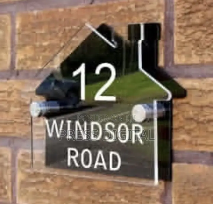 House Number Signage