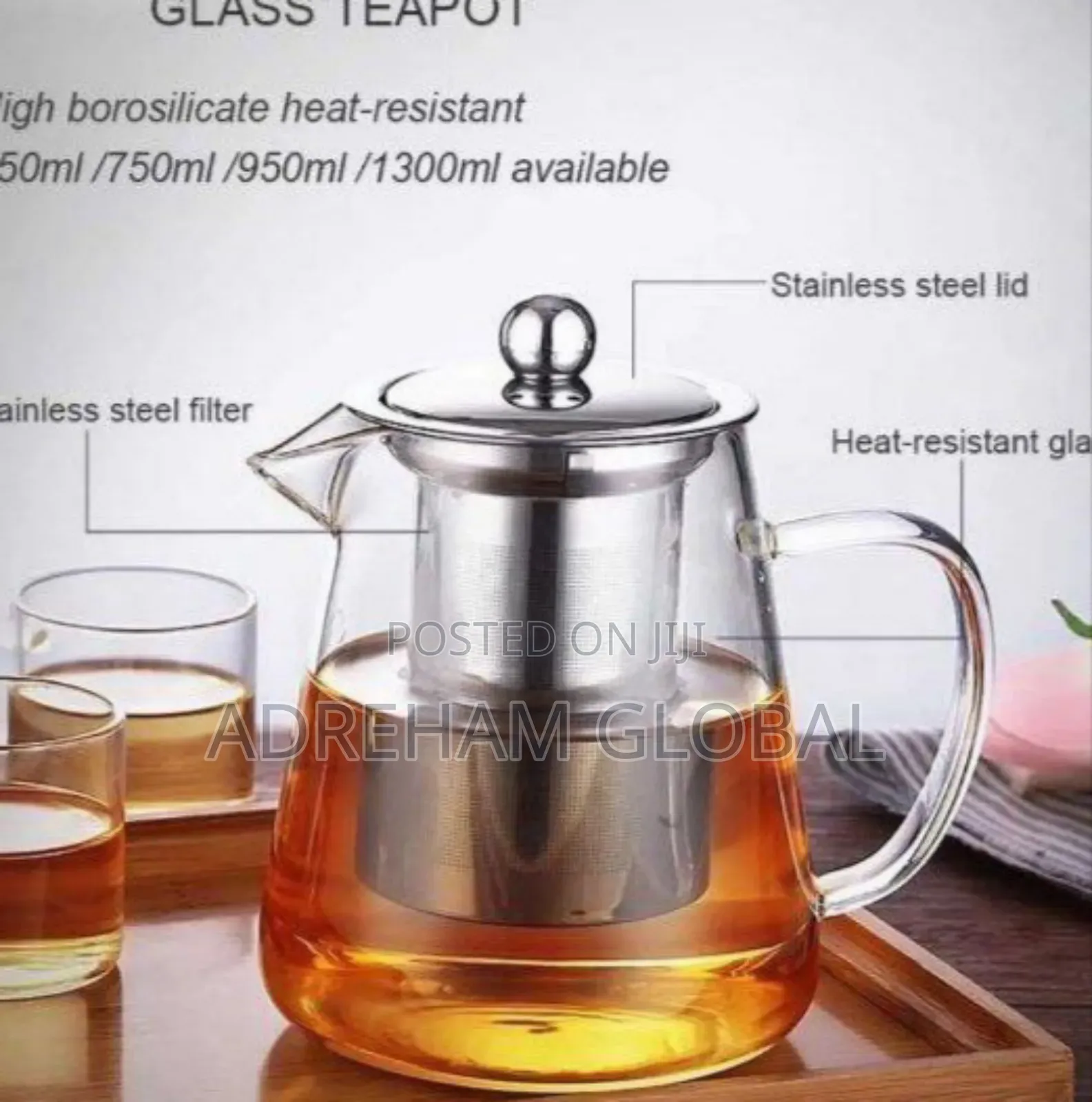 Borosilicate Glass Tea Set