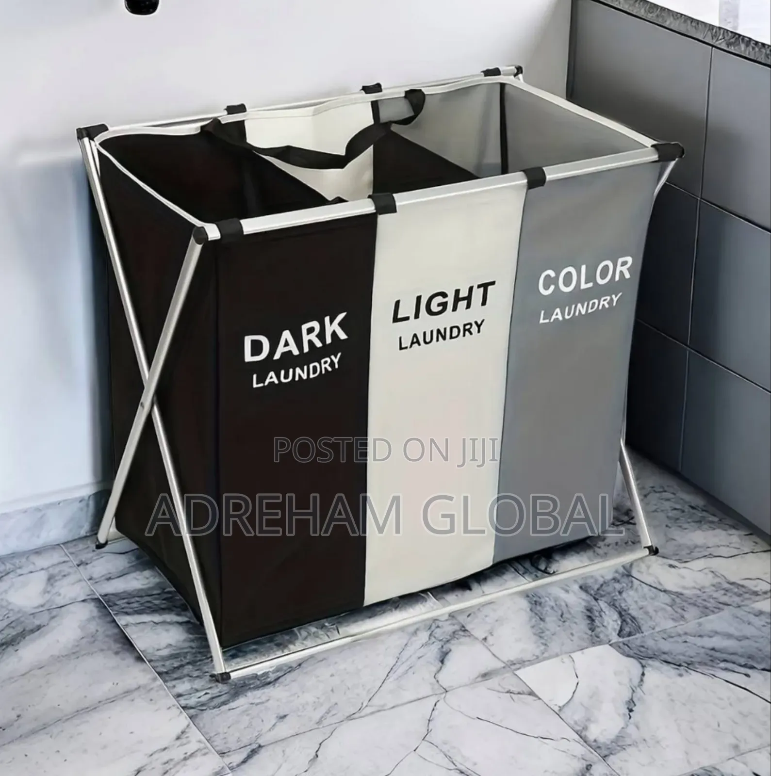 3 Pertition Laundry Bag
