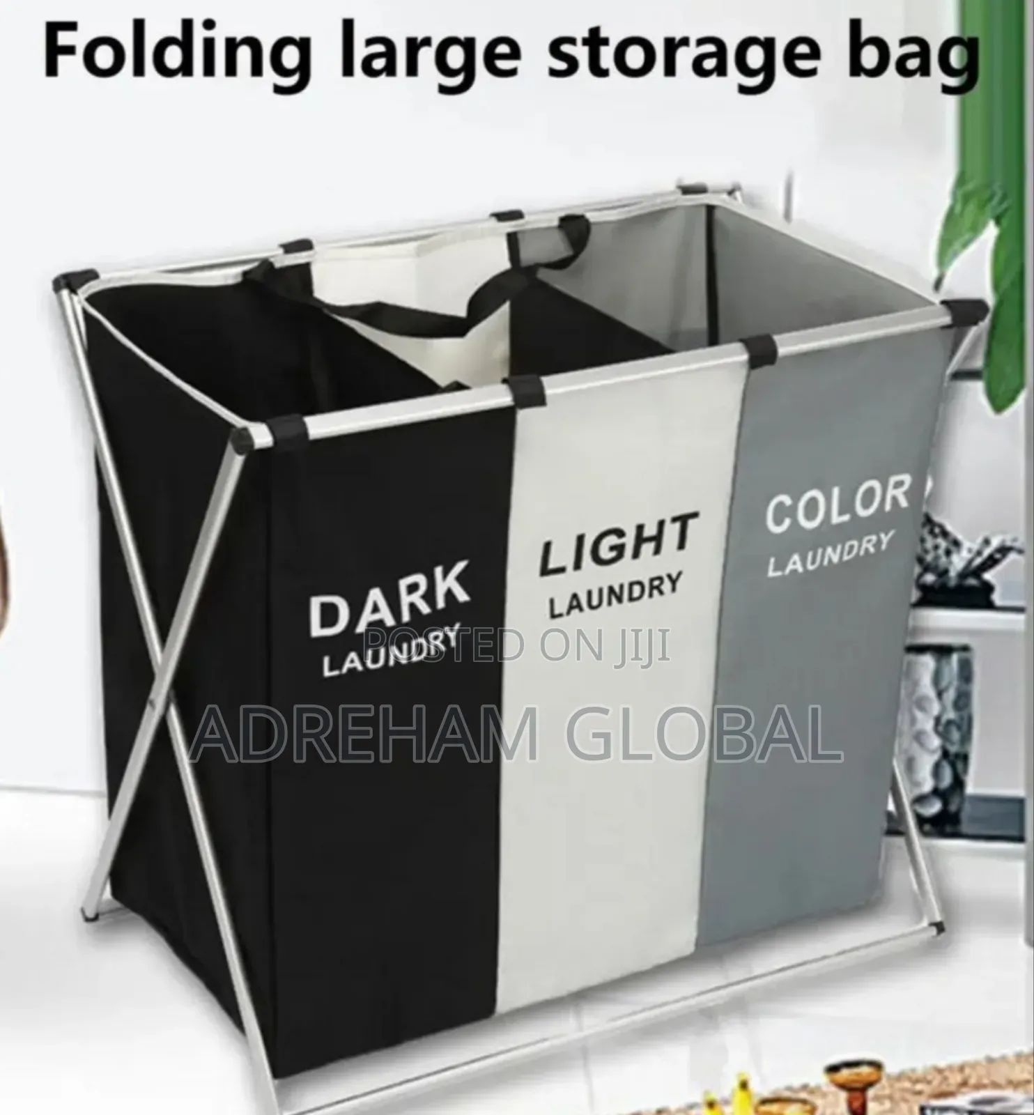 3 Pertition Laundry Bag