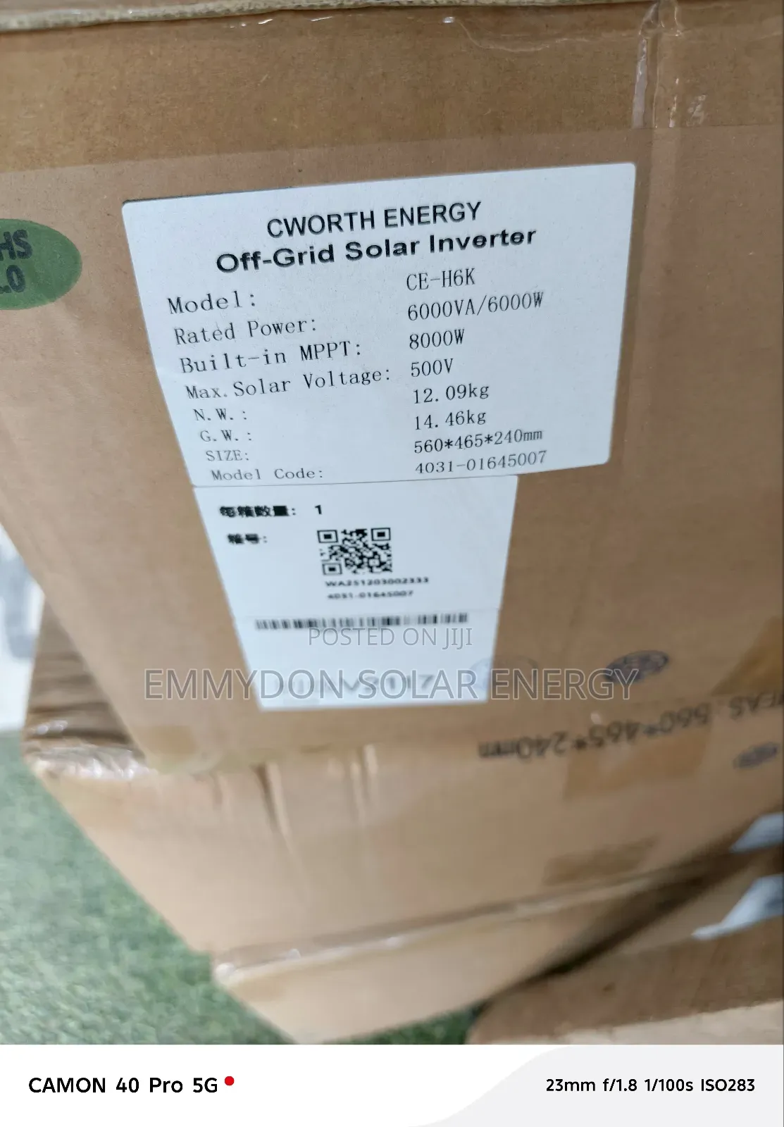 Cworth Inverter 6kva 48v Hybrid