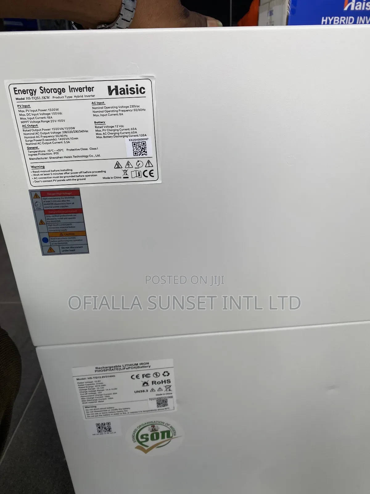 4kwh + 1.5kva All in One Haisic Solar Generator
