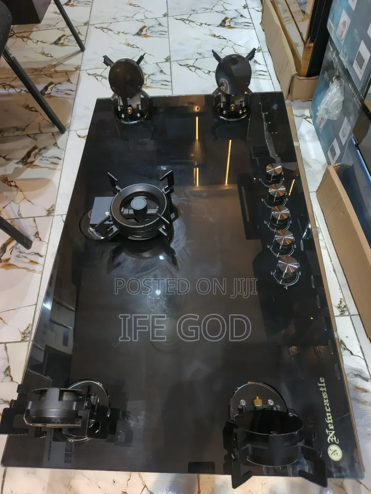 Original Quality Newcastle Built-in Flips Up 5 Burners Gas Cooker Hob