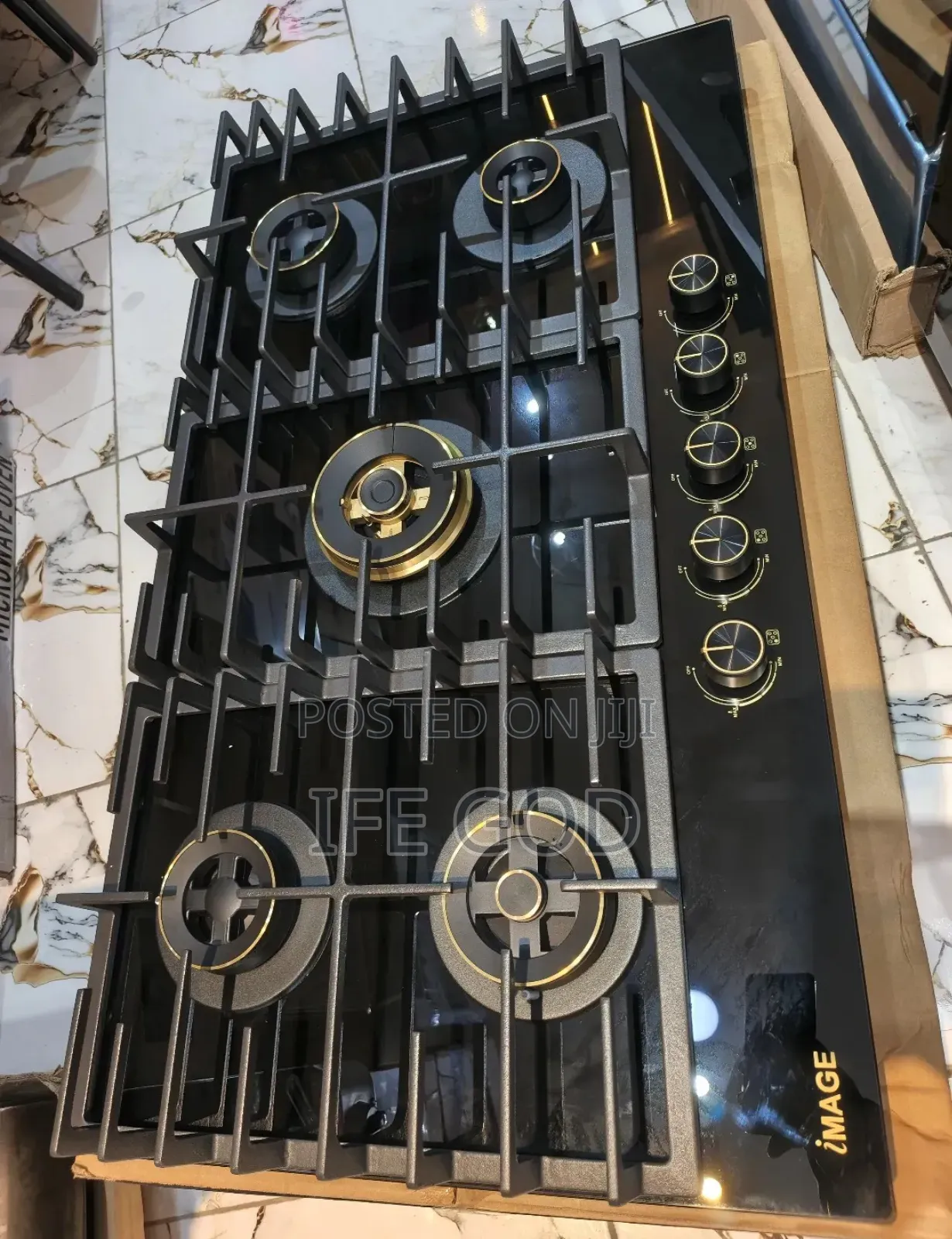 Original Quality Image Latest New Design Built-in 5 Burners Gas Cooker