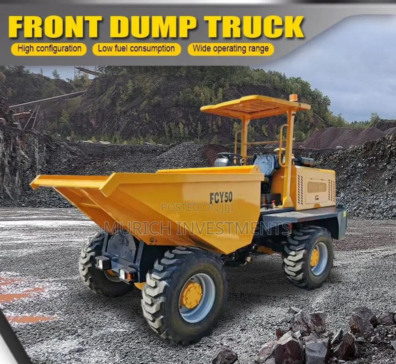 5-Ton Site Dumper – Heavy-Duty on-Site Material Transport