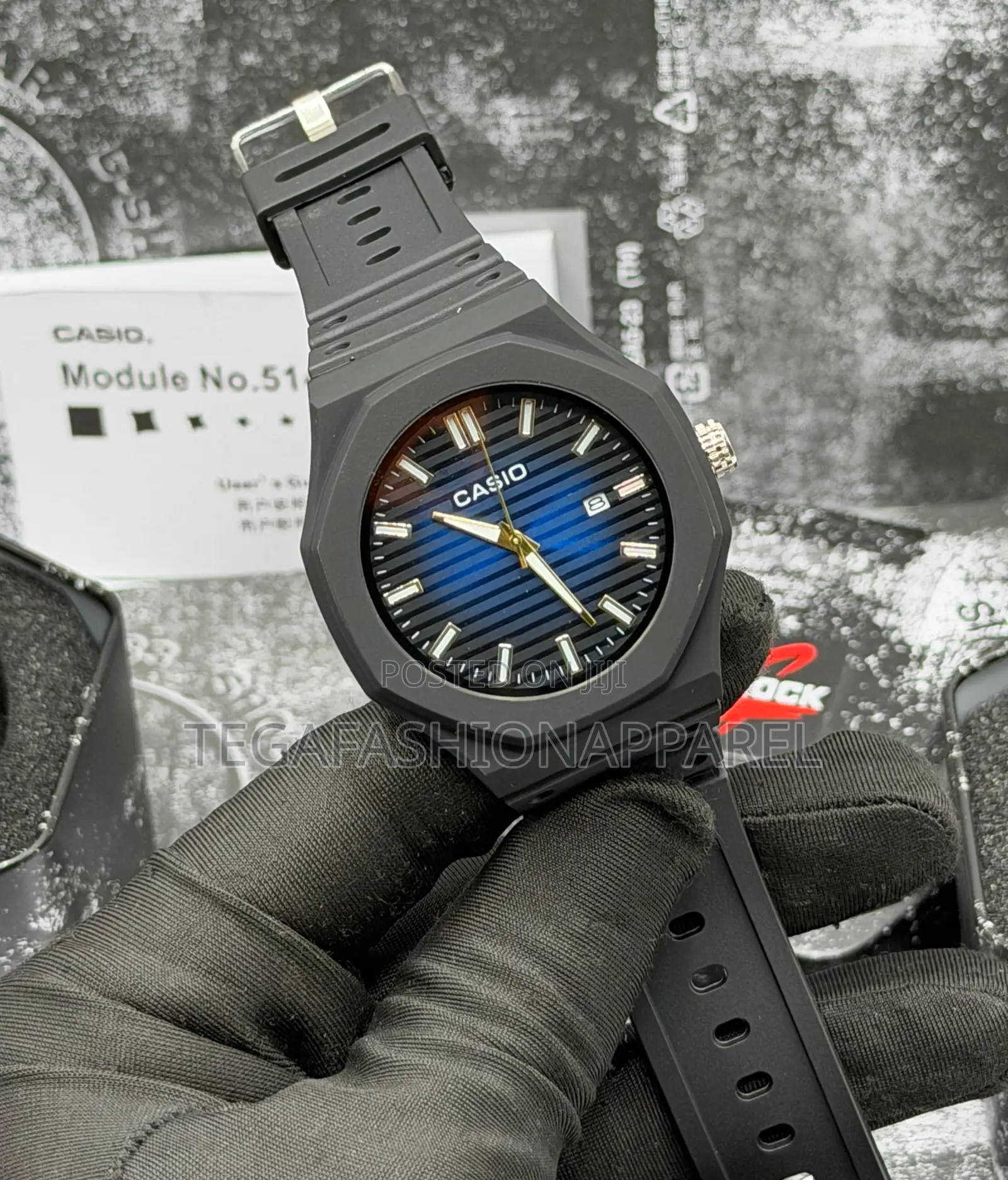 Casio Analog Rubber Wristwatch