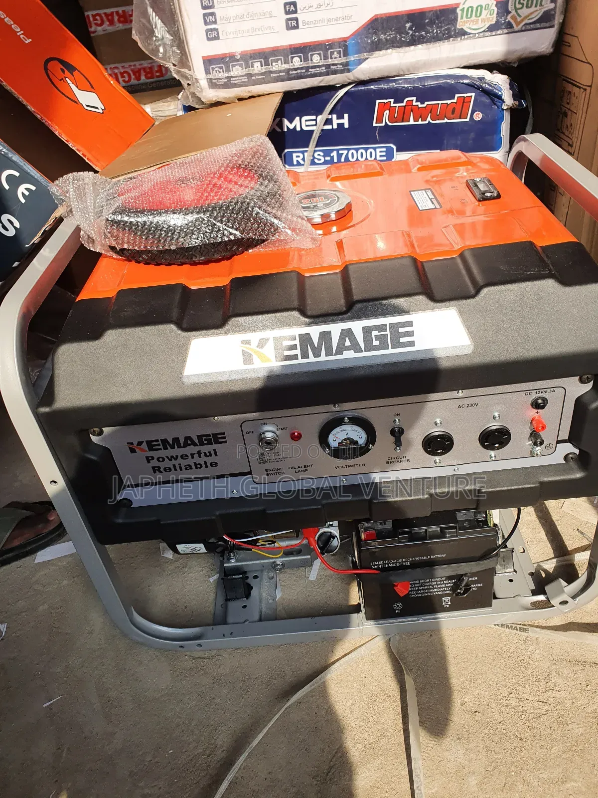 Kemage 8500e2 Electric Start Generator – Heavy Duty Power Supply