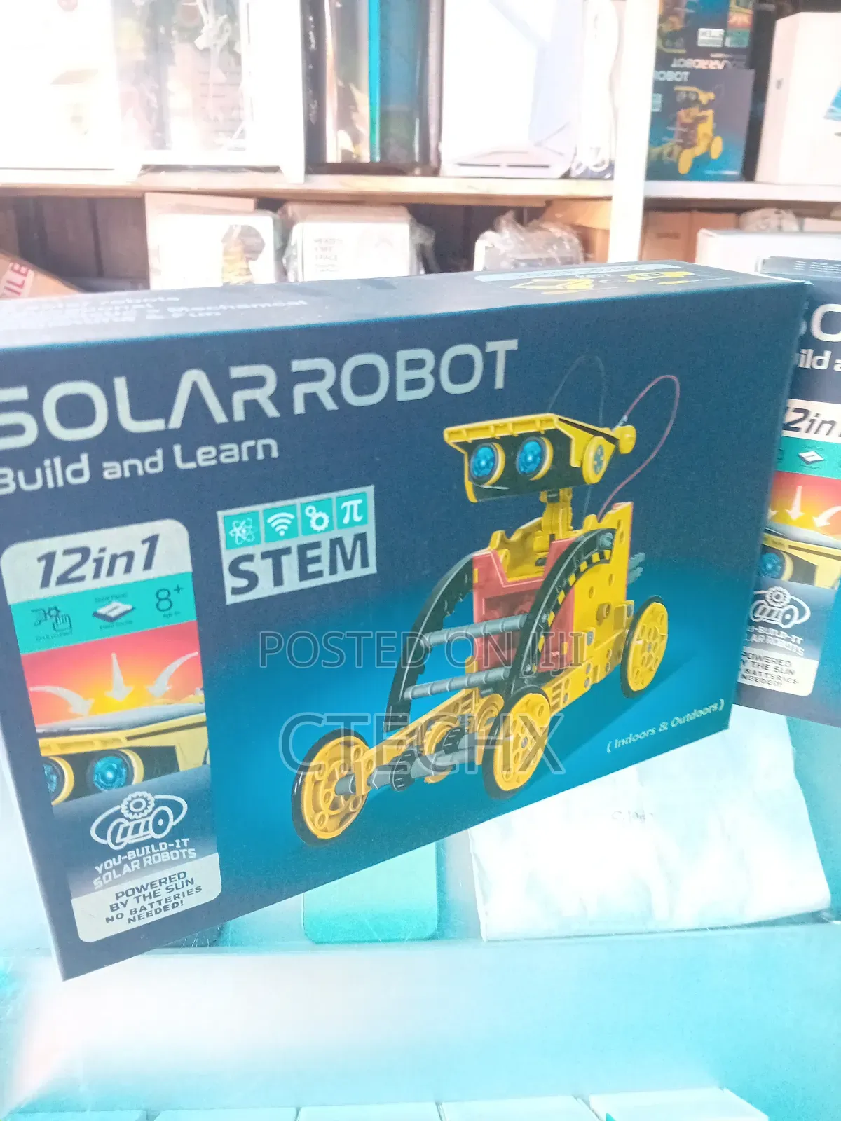 Stem 12-in-1 Solar Robot Toys for Kids Building Experiment Kits – 8-14