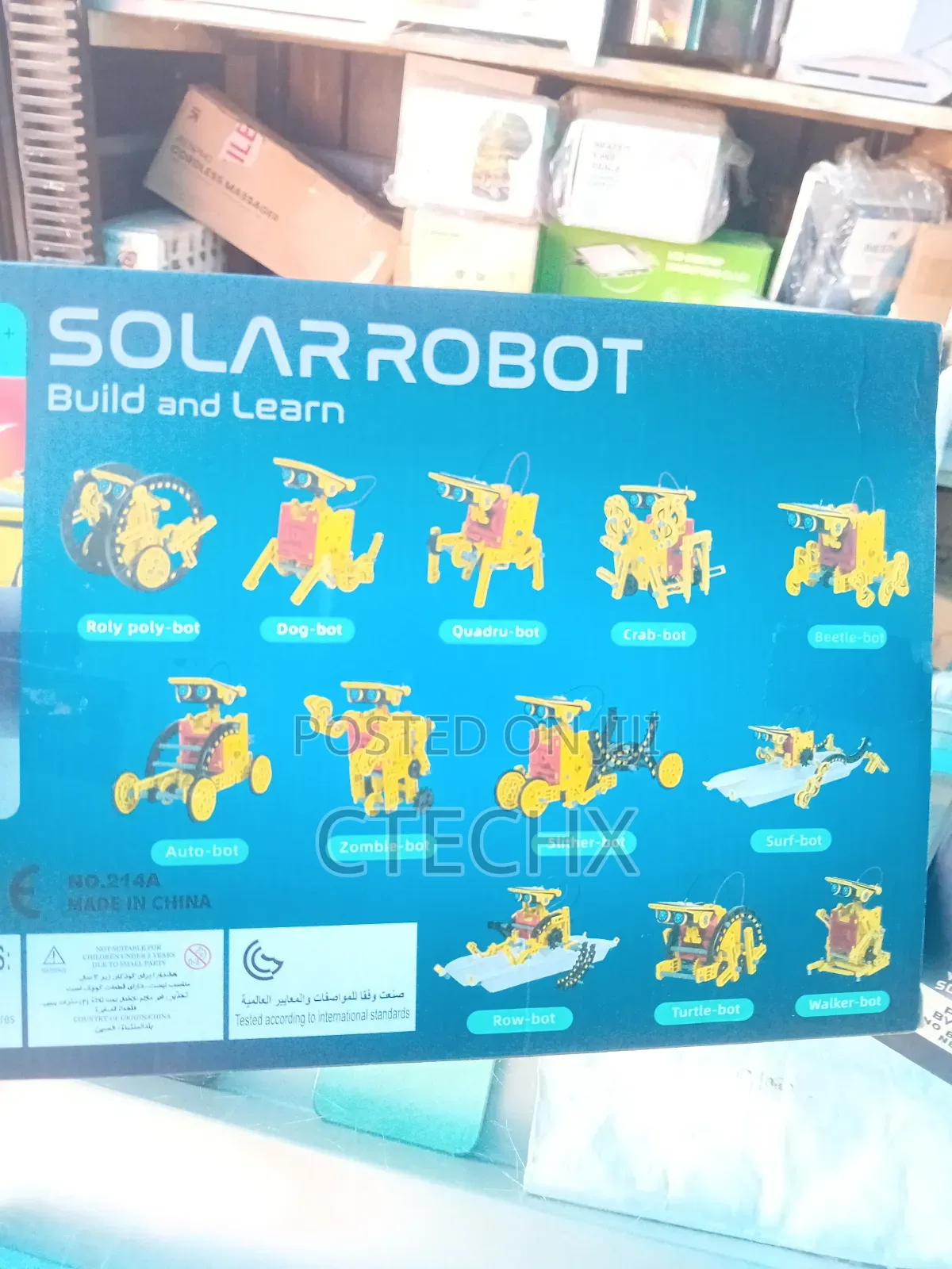Stem 12-in-1 Solar Robot Toys for Kids Building Experiment Kits – 8-14