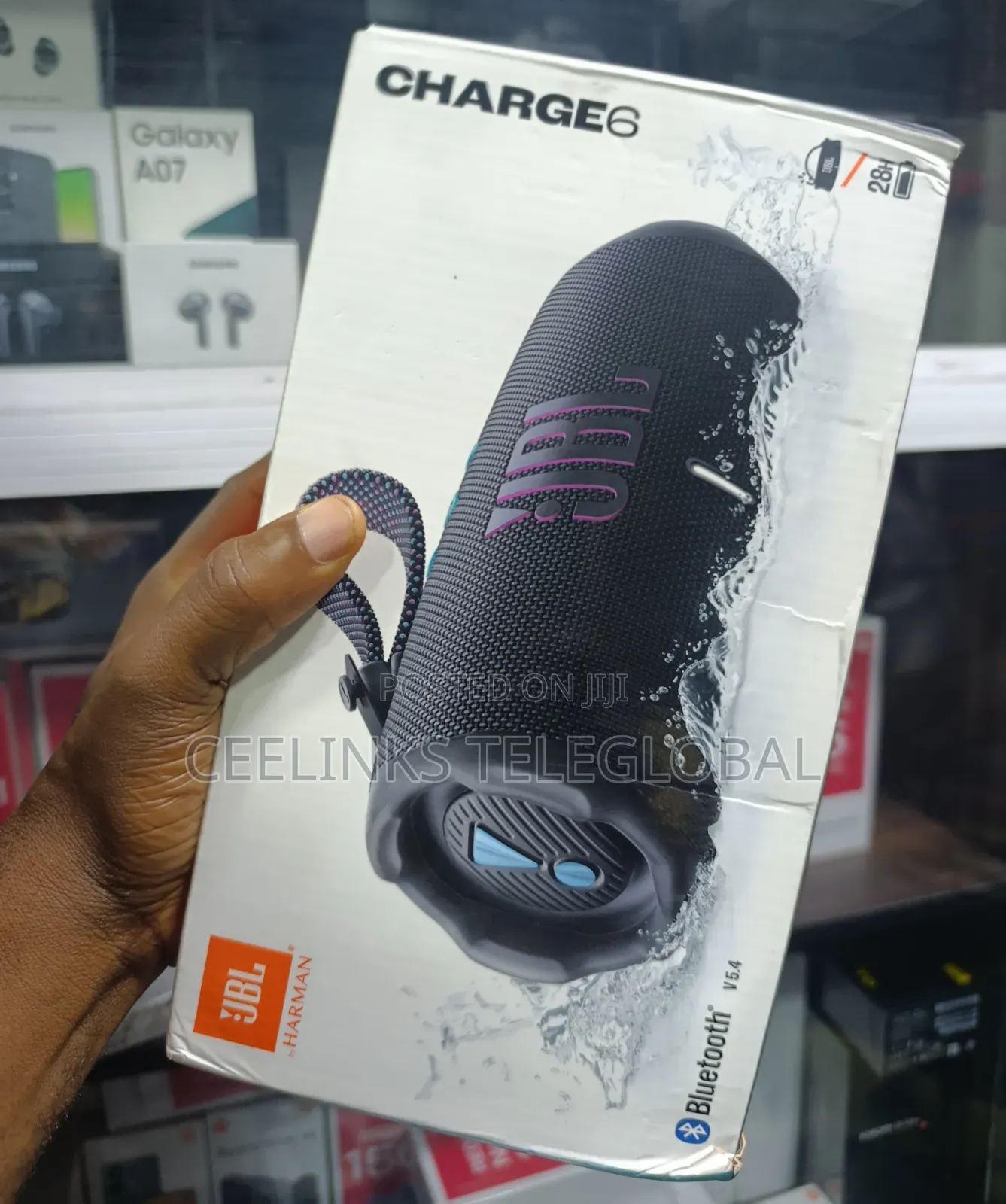 Jbl Charge 6 Portable Bluetooth Speaker Black
