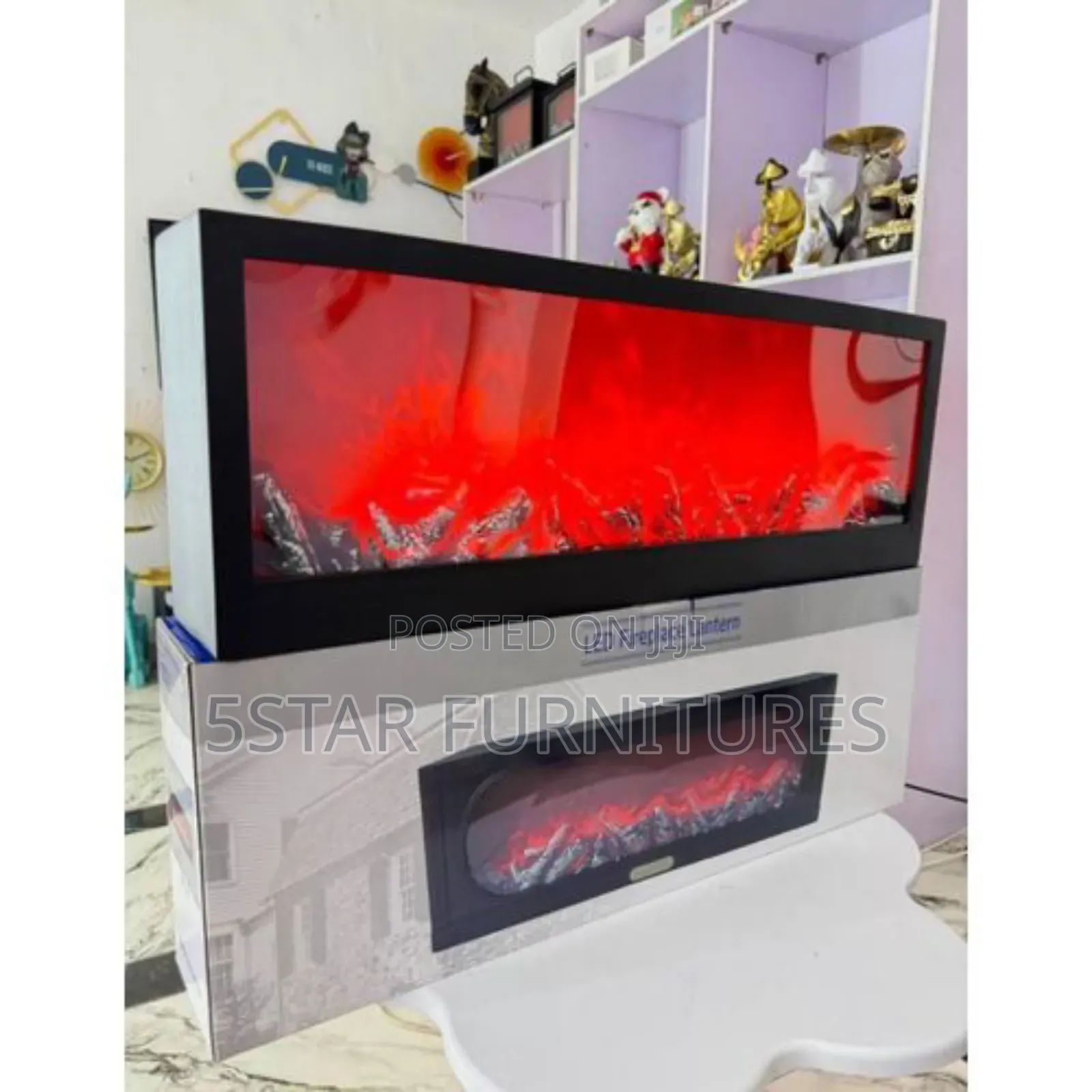 Led Fireplace Lantern Tv Console Decorative
