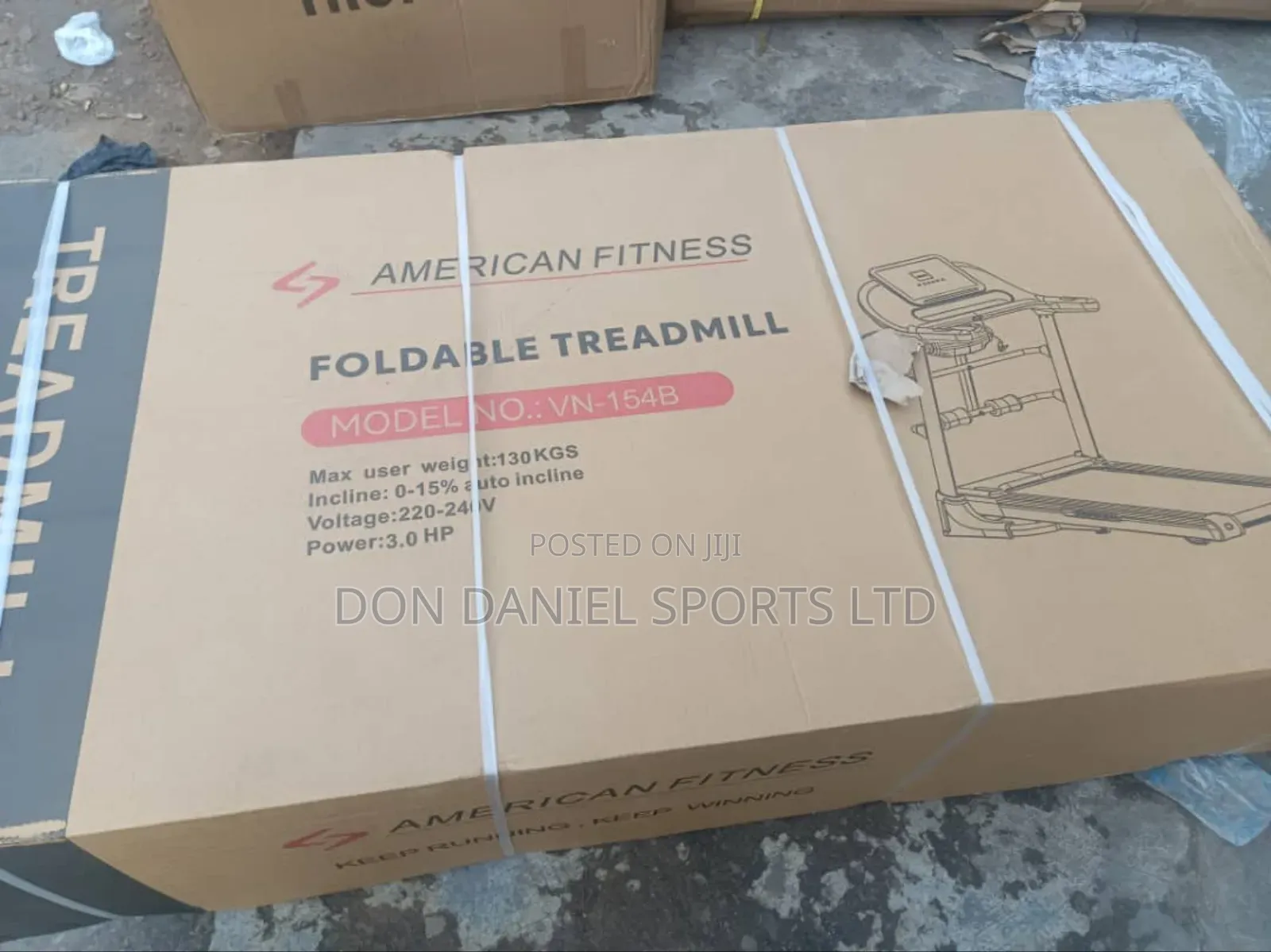 3 Hp American Fitness Treadmill