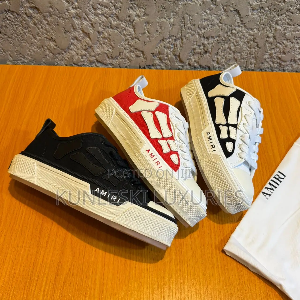 Original Amiri M.A Pacific Bone Sneakers