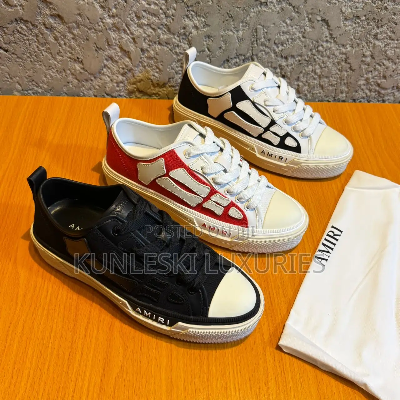 Original Amiri M.A Pacific Bone Sneakers