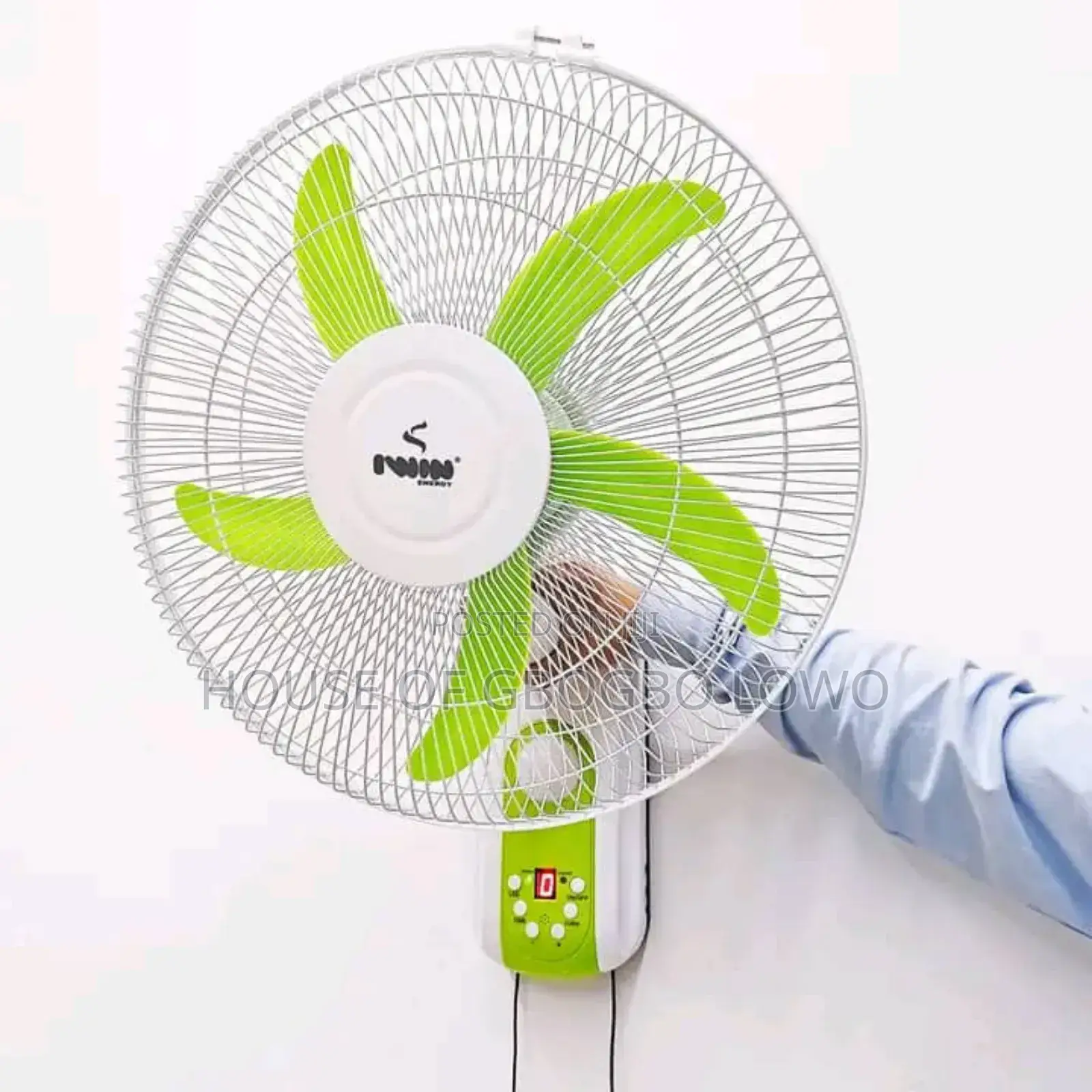 Rechargeable Wall Fan With Remote Control