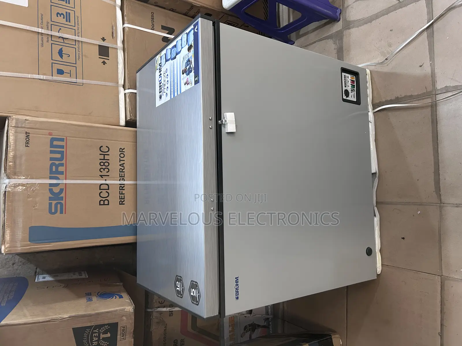 Brand New Originalbrum Ful Copper Coil Engine 210liters Chest Freezer