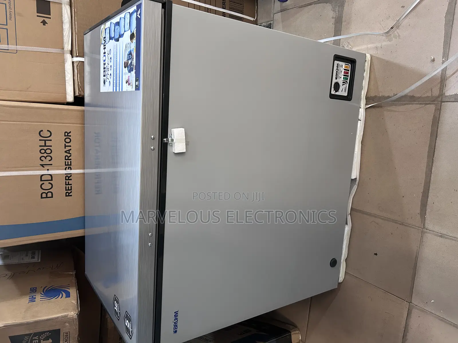 Brand New Originalbrum Ful Copper Coil Engine 210liters Chest Freezer