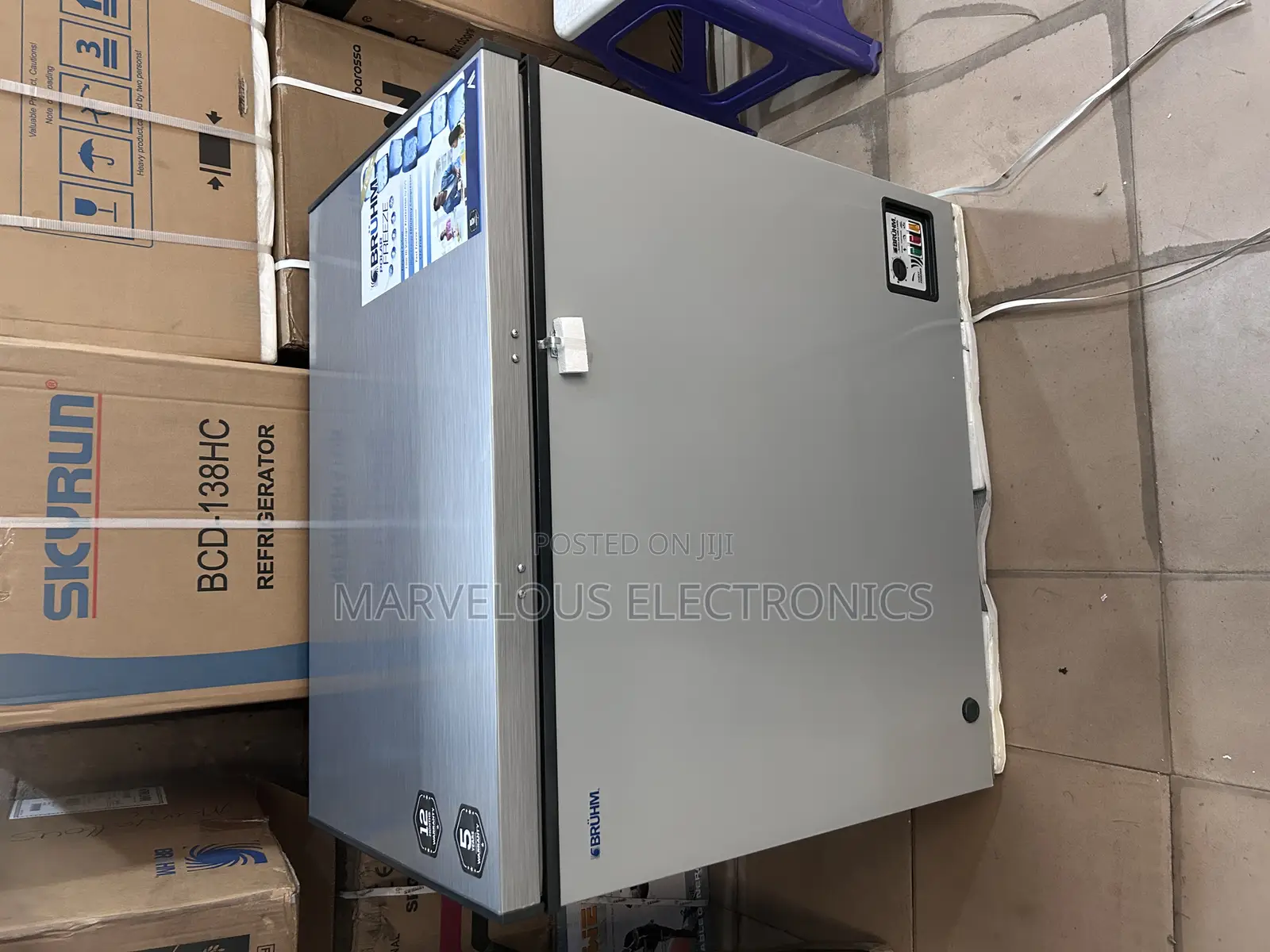 Brand New Originalbrum Ful Copper Coil Engine 210liters Chest Freezer