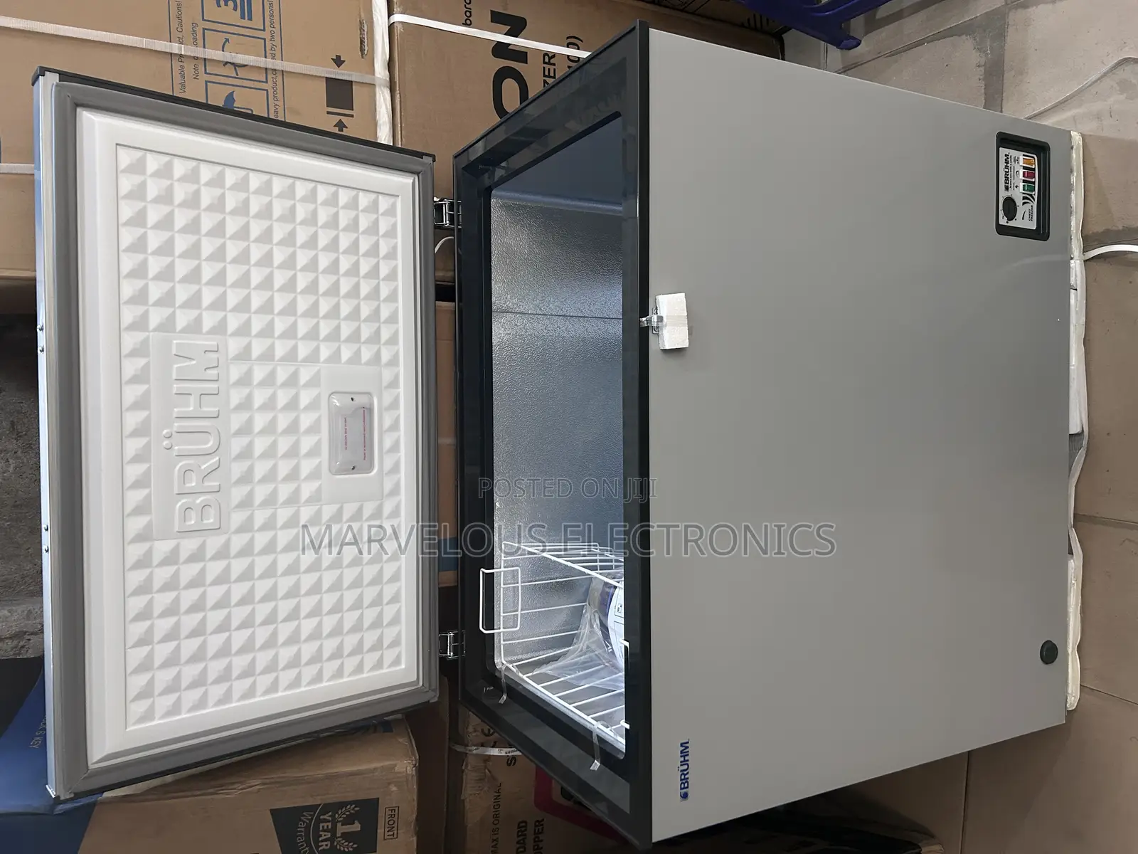 Brand New Originalbrum Ful Copper Coil Engine 210liters Chest Freezer