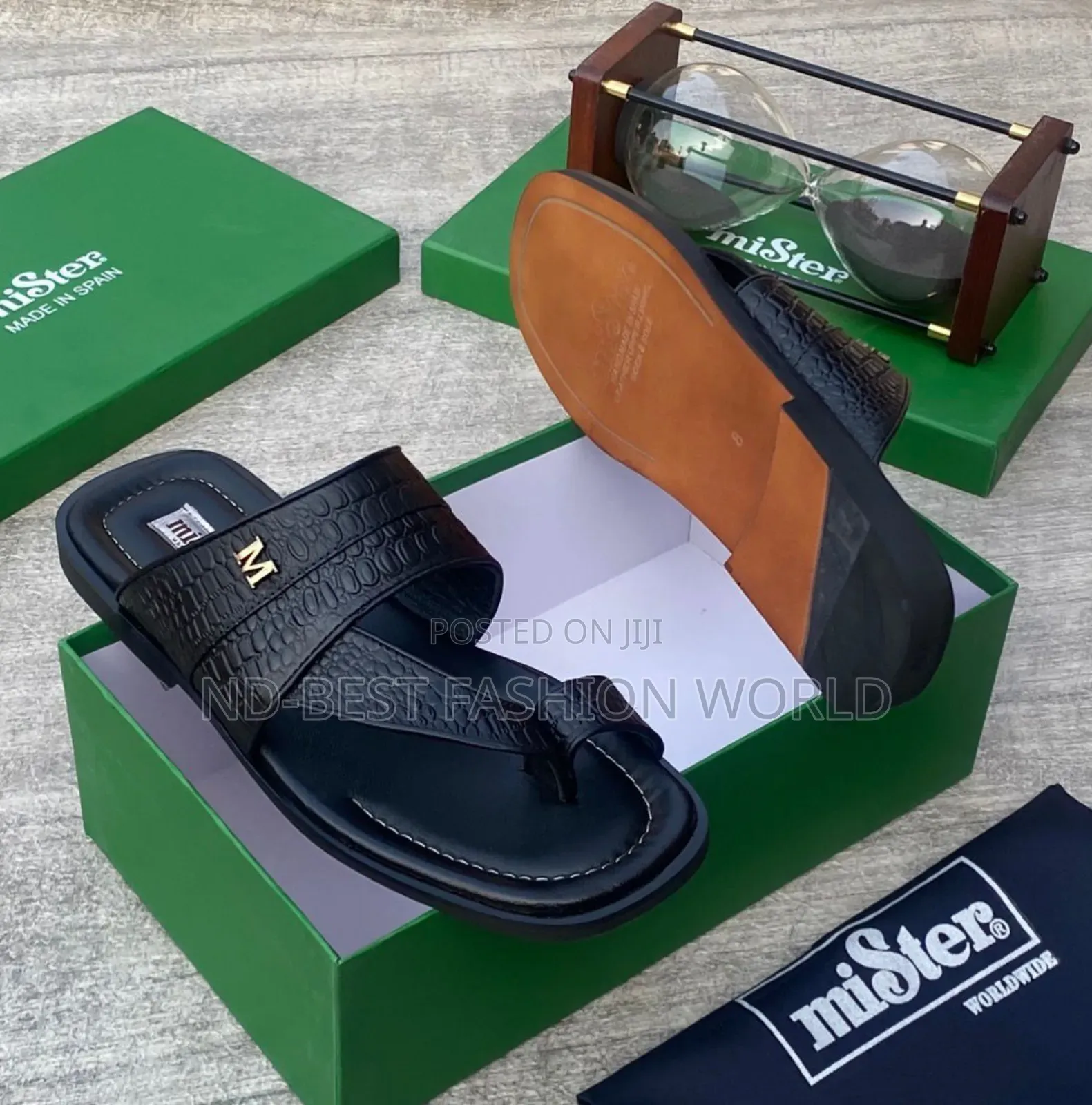 Mistr Leather Slippers
