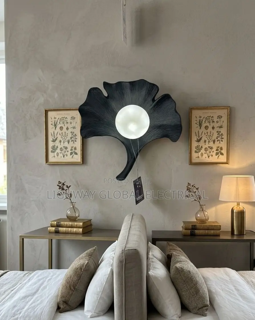 Ginkgo Leaf Japanese Wall Lamp
