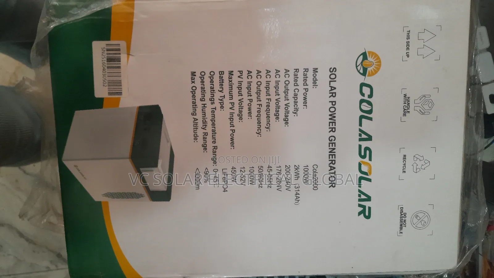 Colasolar Solar Energy Storage System / Inverter