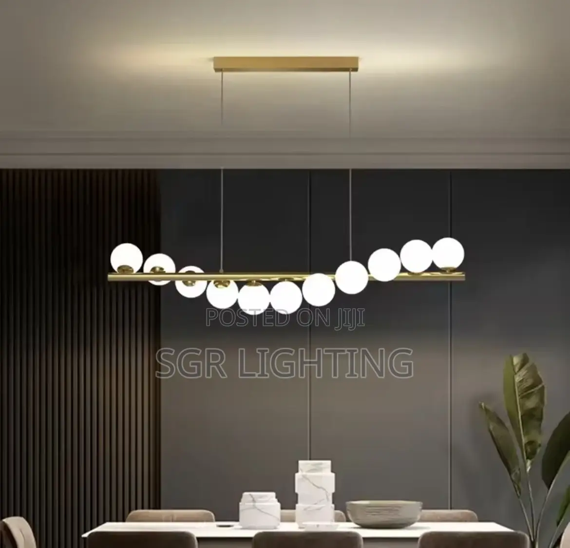 Modern Long Ceiling Chandelier