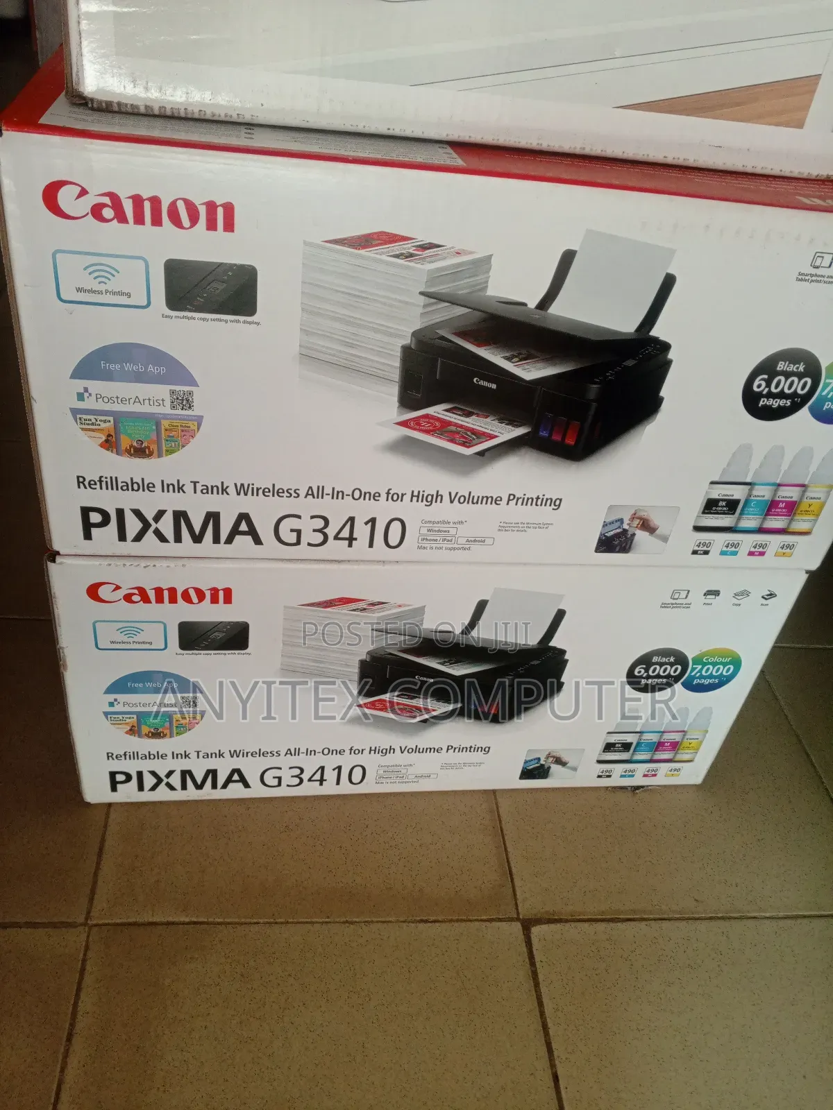 Canon Print Hub Pixma G3410