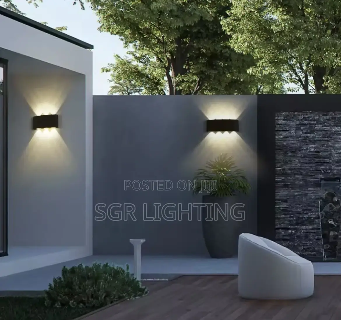 Led Up and Down Illuminated Wall Light Waterproof Interior Wall Light