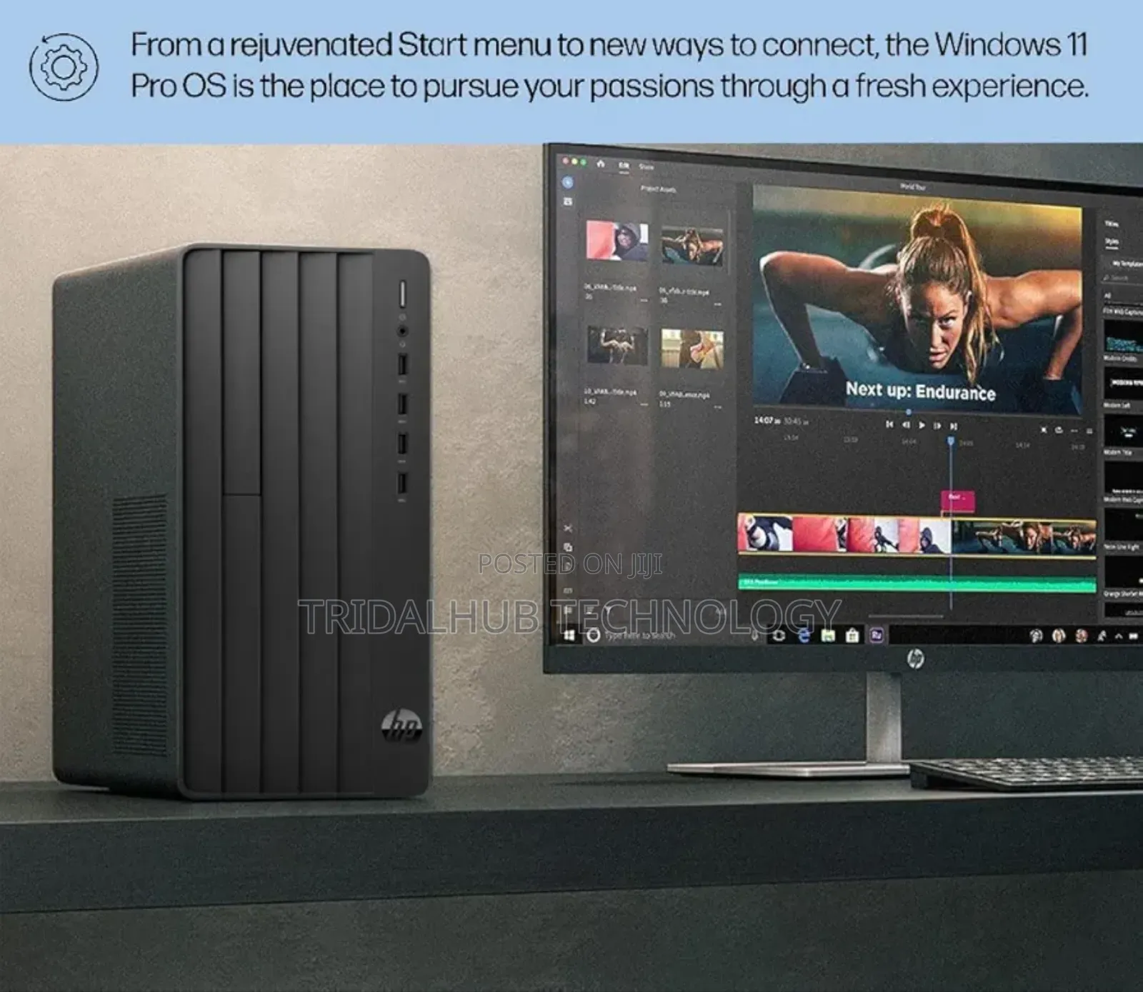 New Desktop Computer HP 290 G9 8GB Intel Core i3 SSD 512GB
