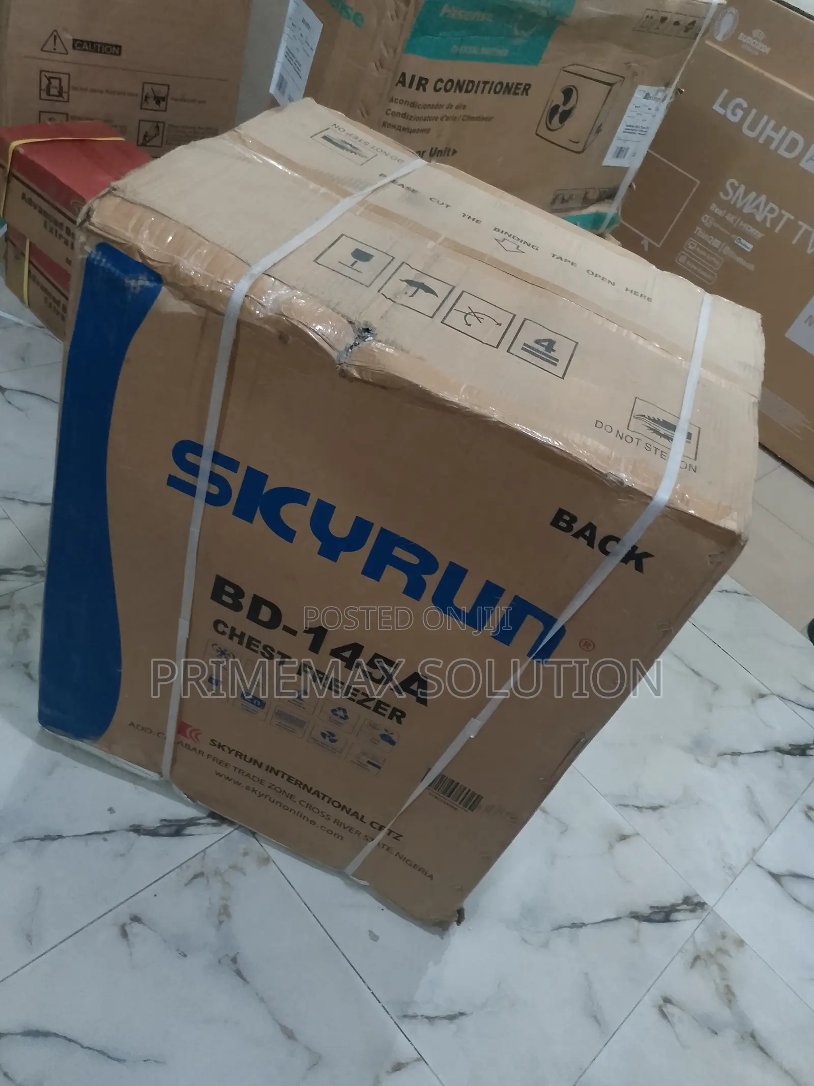 Affordable 145l Skyrun Bd-145a Chest Freezer – Grey Color
