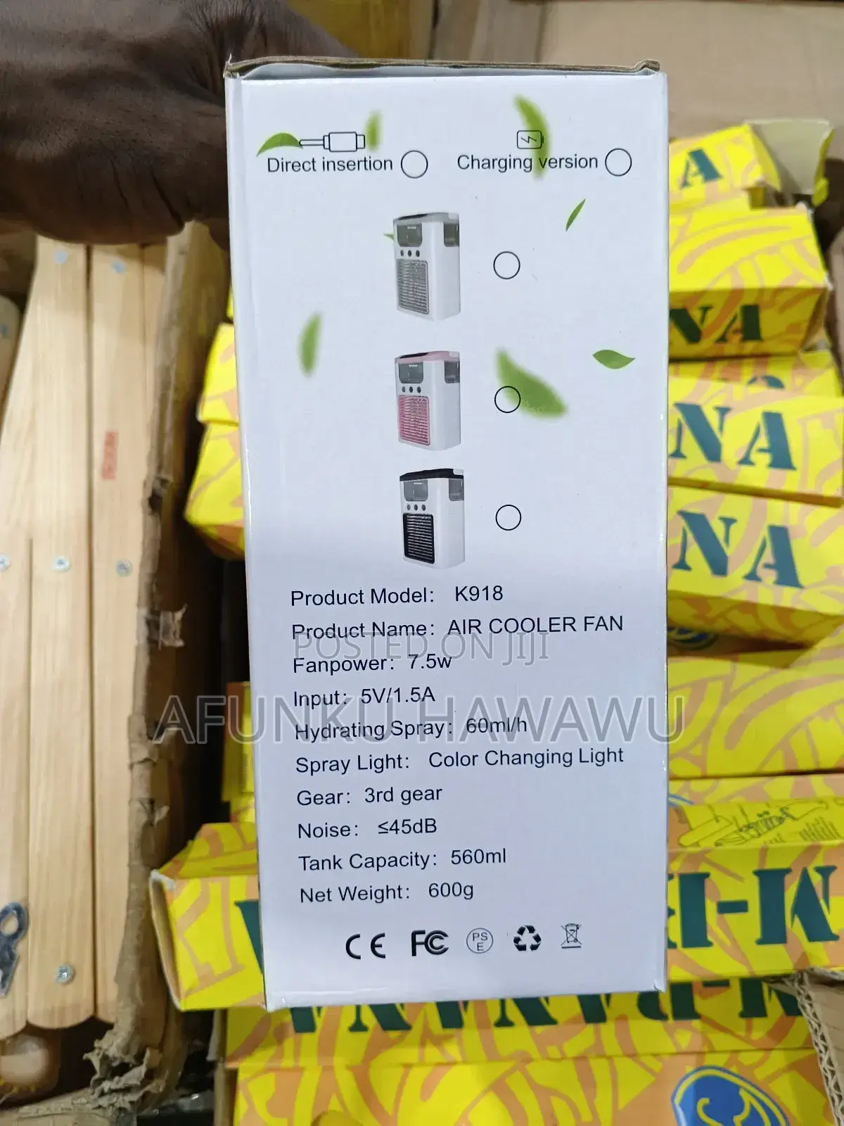 Rechargeable Air Cooler Fan