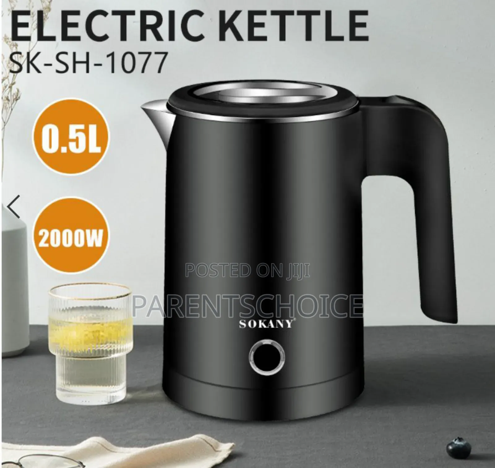 Sokany Electric Kettle 0.5liters