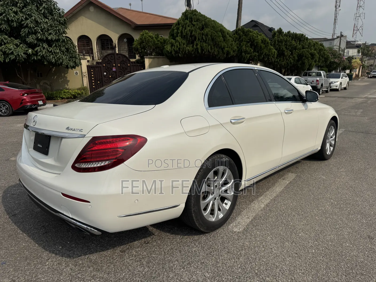 Mercedes-Benz E300 4Matic AWD Sedan (2.0L 4cyl 9A) 2017 White