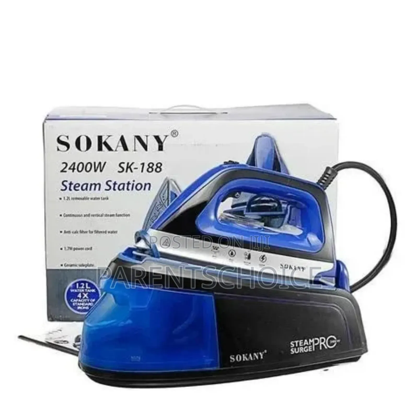 Sokany Sk-188 Anti-Limescale Steam Iron