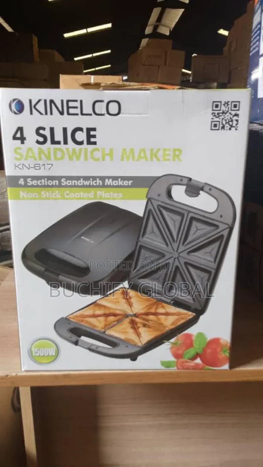 Kinelco Sandwich Maker 4 Slices