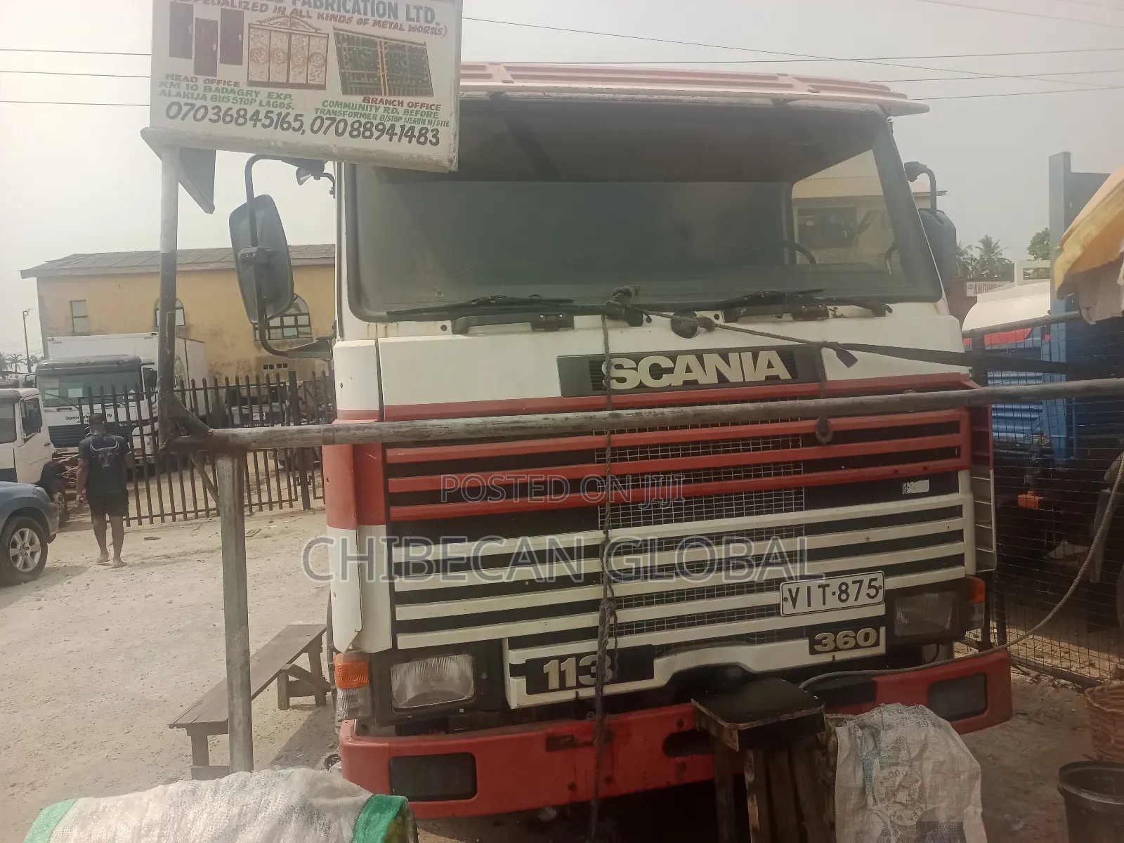 Scania 113 Truck 10 Tyres 2000 White