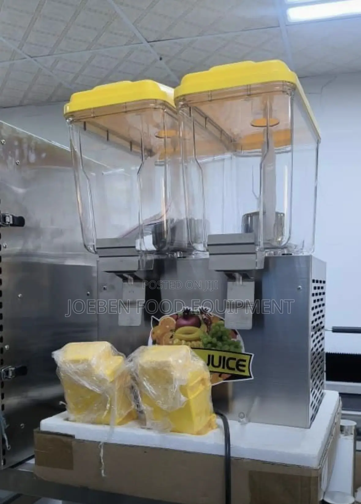 Industrial Juice Dispenser Double Tanks