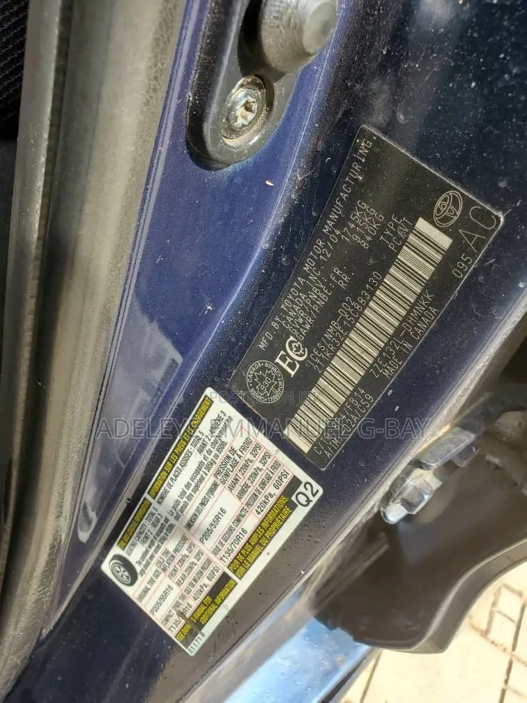 Toyota Matrix 2005 Blue