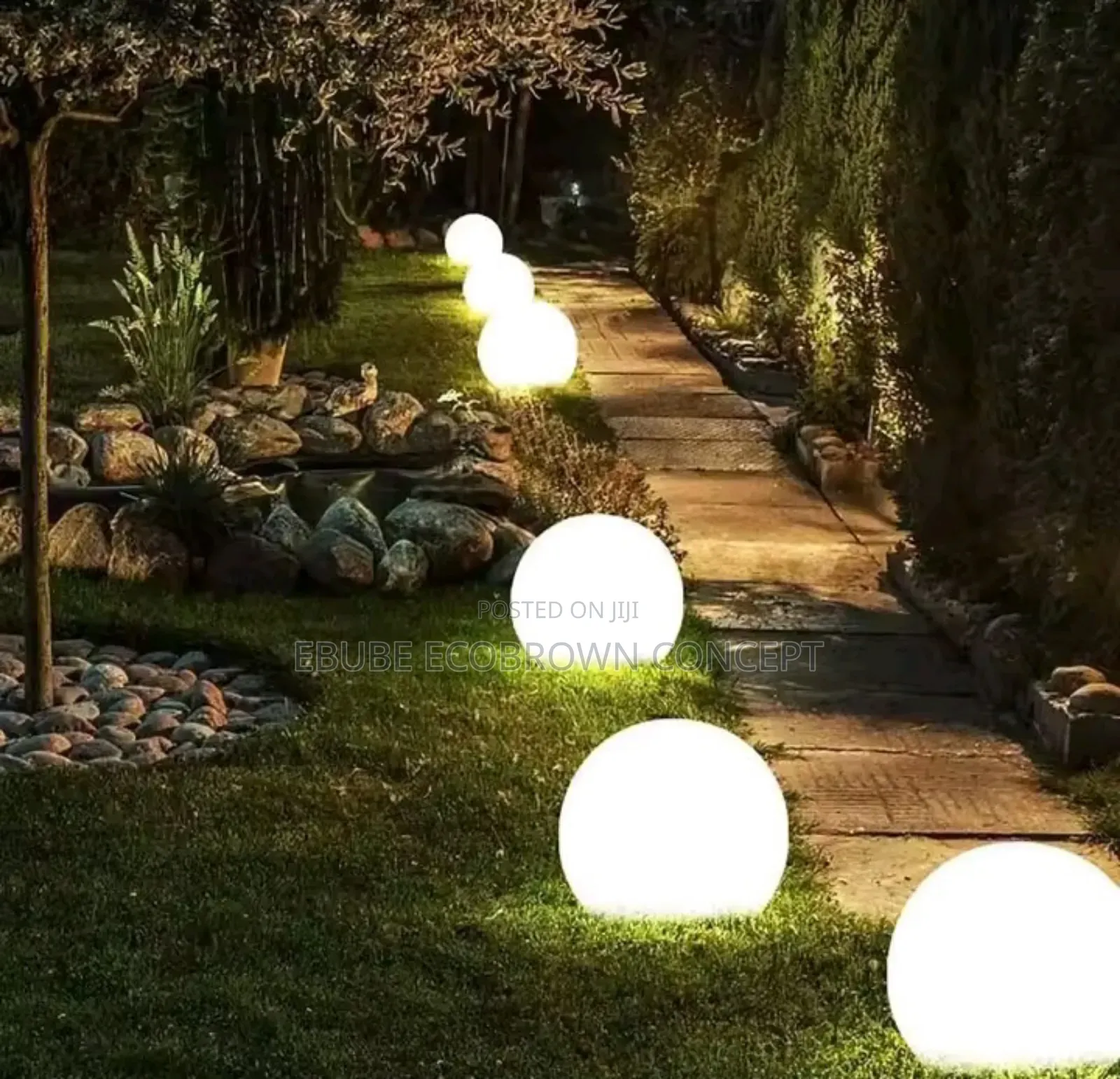Waterproof Indoor/Outdoor Garden Ball Lamp Lightings Decor
