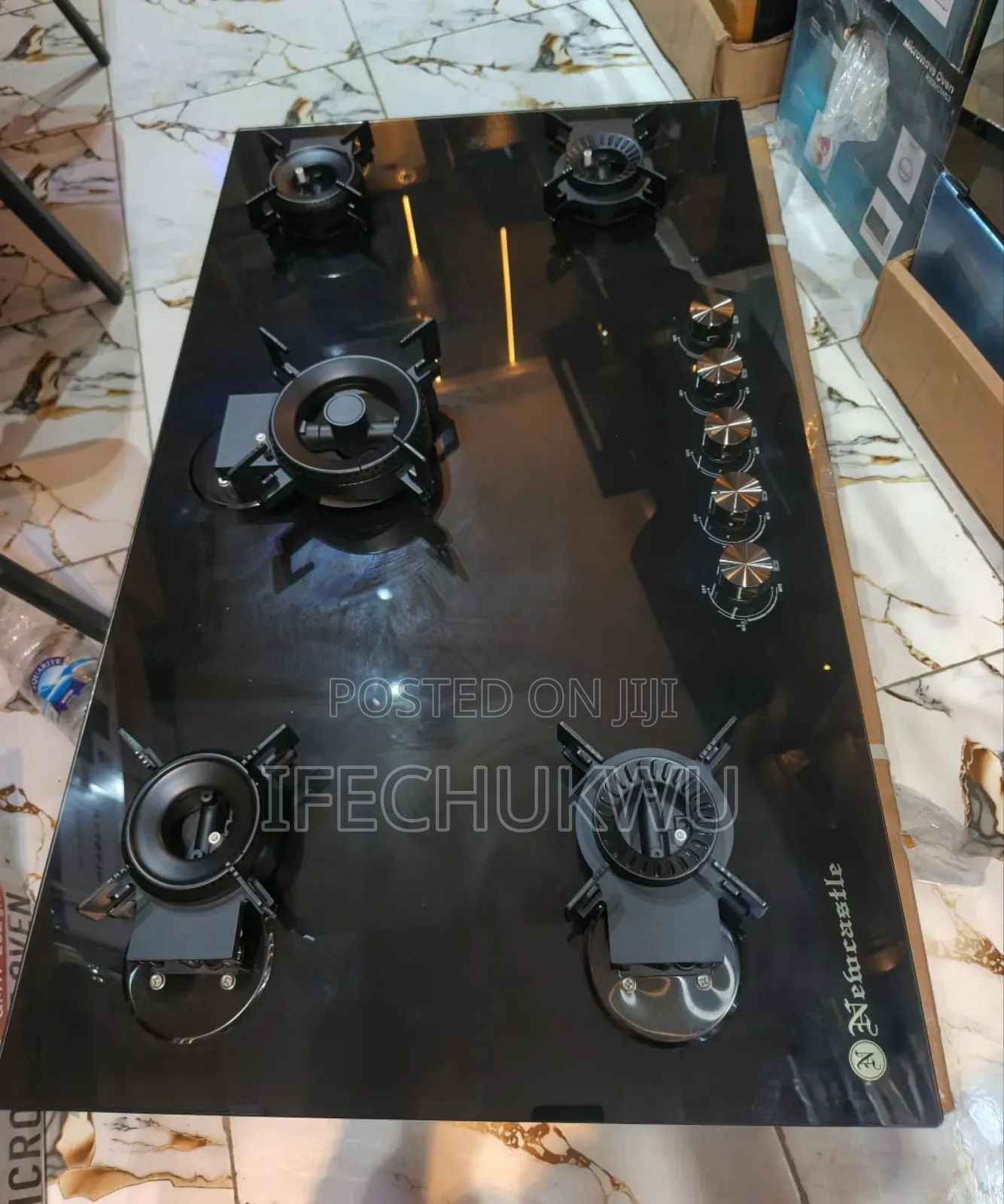 Original Quality Newcastle Built-in Premium Flips Up 5 Burners Gas