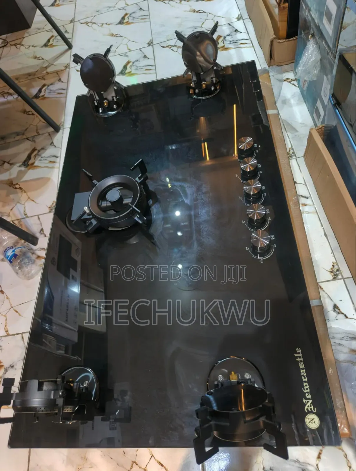 Original Quality Newcastle Built-in Premium Flips Up 5 Burners Gas