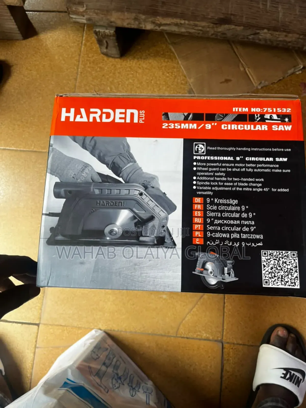 Harden Plus 235mm 9" Circular Saw 2300w Model 751532