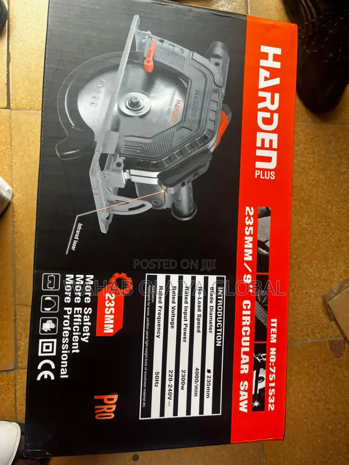 Harden Plus 235mm 9" Circular Saw 2300w Model 751532