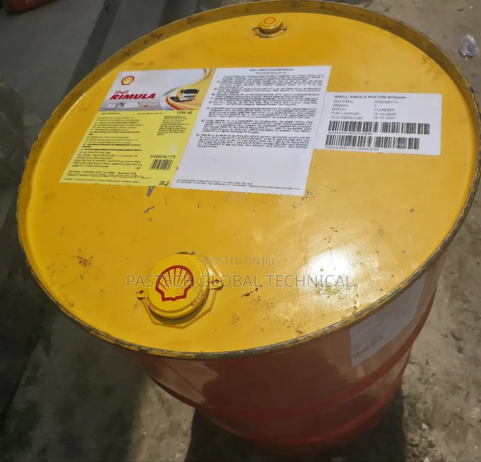 Shell Rimula R4 X 15w-40// Heavy Duty Diesel Engine Oil (209l)