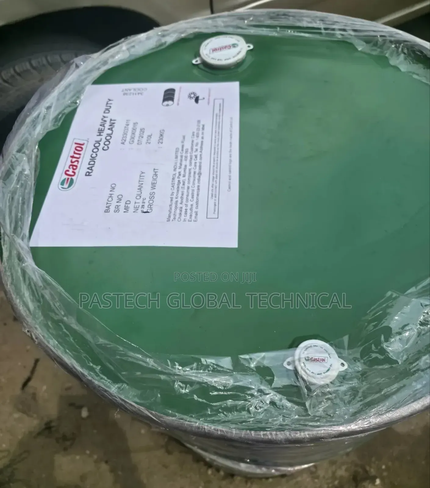 Castrol Radicool Heavy Duty Coolant (210l/Drum)