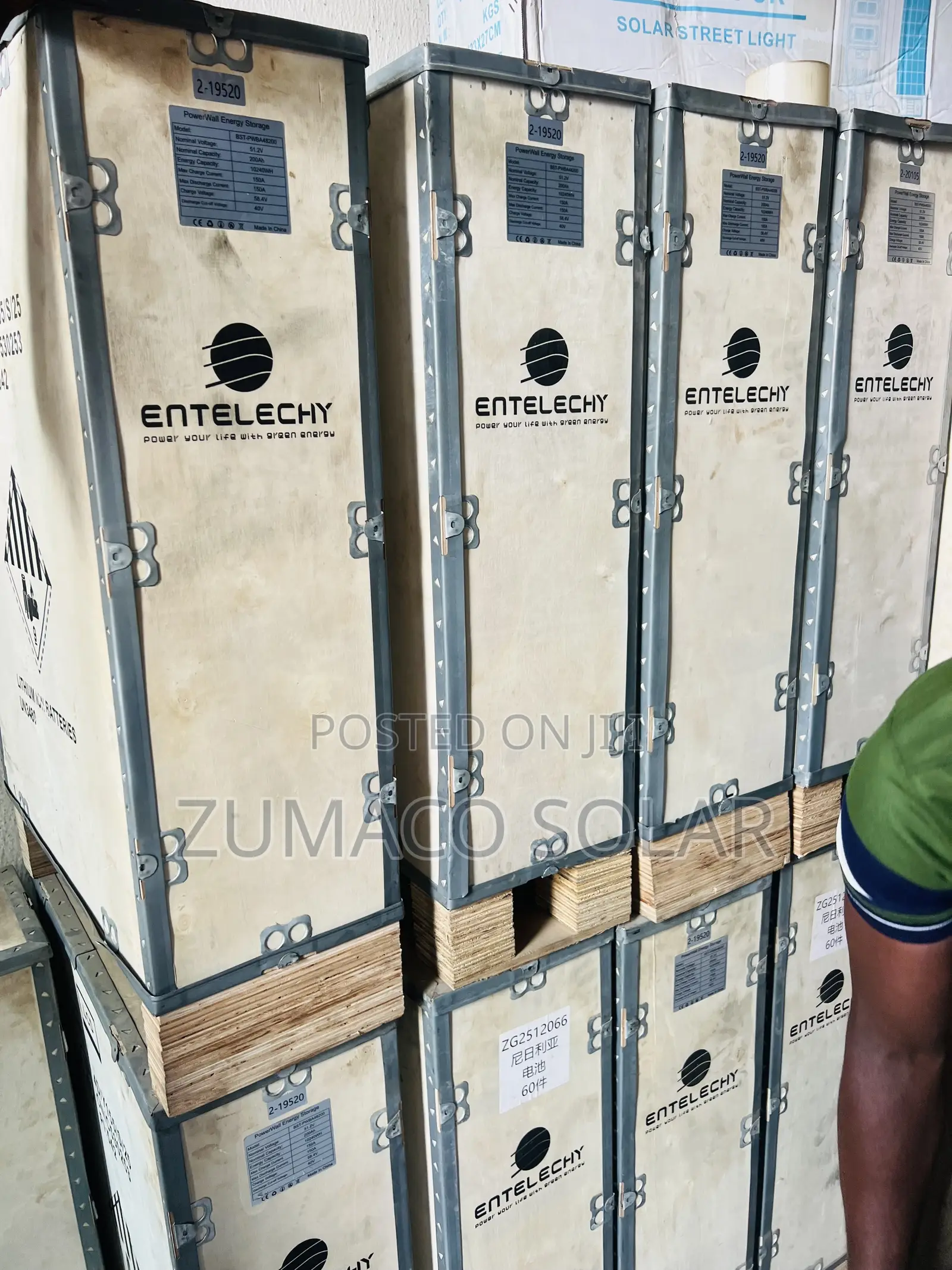 10kwh Entelechy Lithium Battery 48v/51.2