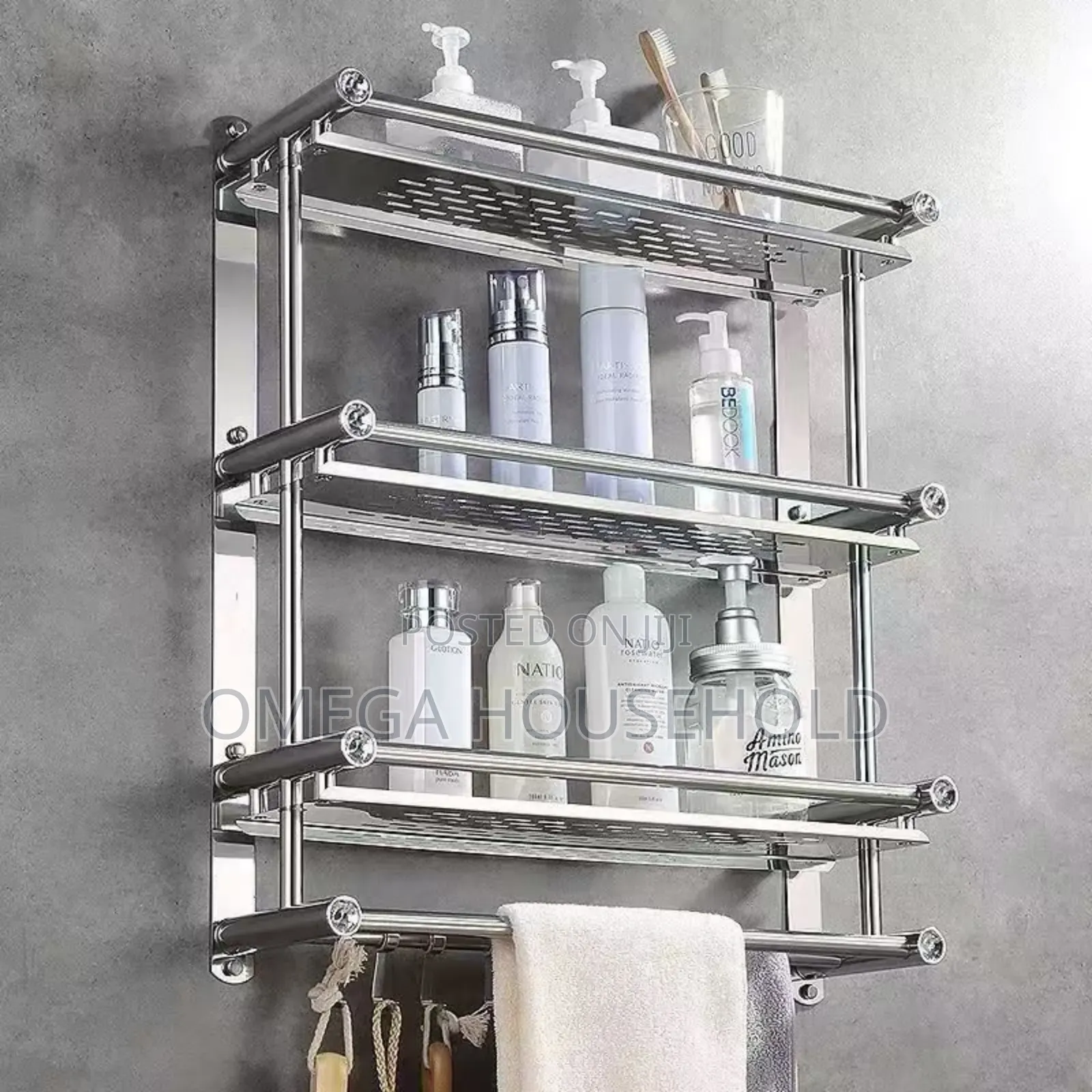 3 Layers Bedroom Cosmetic Rack