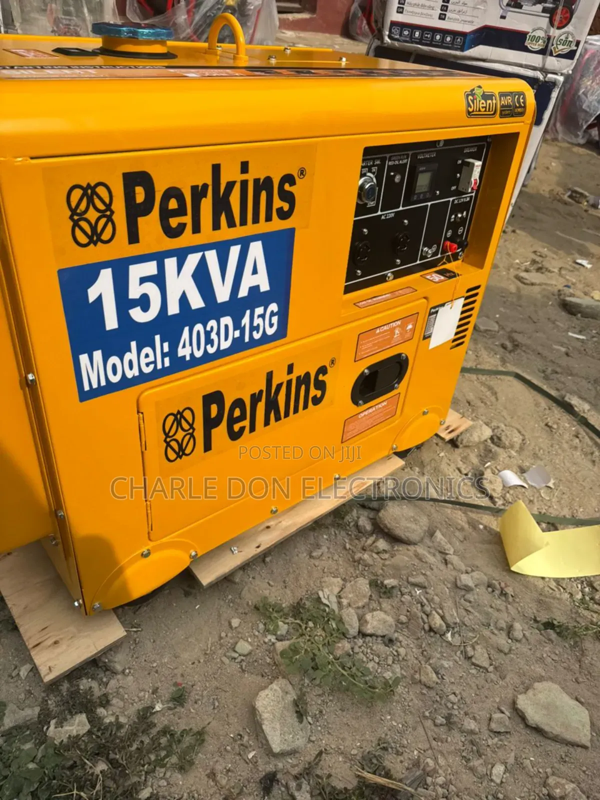 Original Perkins 15kva Diesel Soundproof Generator for Homes Busines