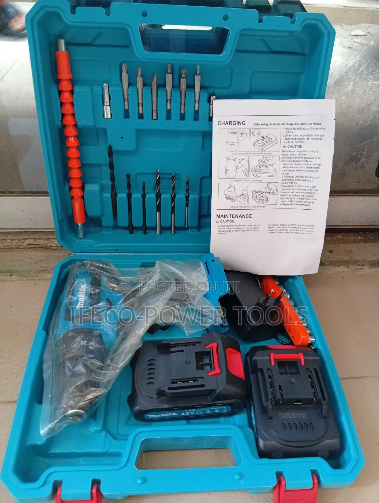 48v Cordless Drill Set.